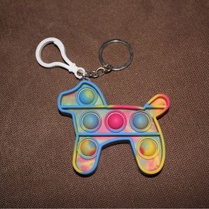 Fidget Dog Keychain